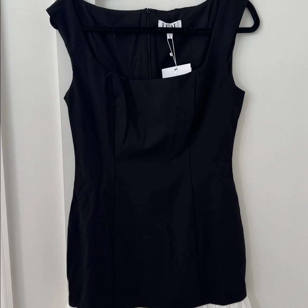 NWT Leau Phantom Chiffon Maxi Dress Size L - Picture 5 of 13